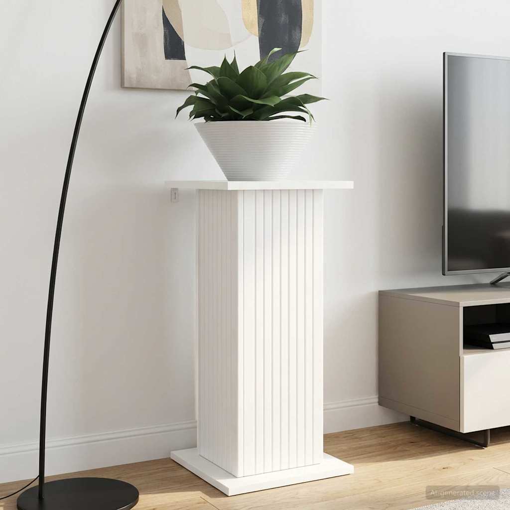 vidaXL Plant Stand 2 pcs White 30.5 x 30 x 60.5 cm Engineered Wood 4
