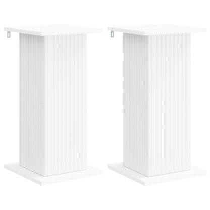 vidaXL Plant Stand 2 pcs White 30.5 x 30 x 60.5 cm Engineered Wood 2