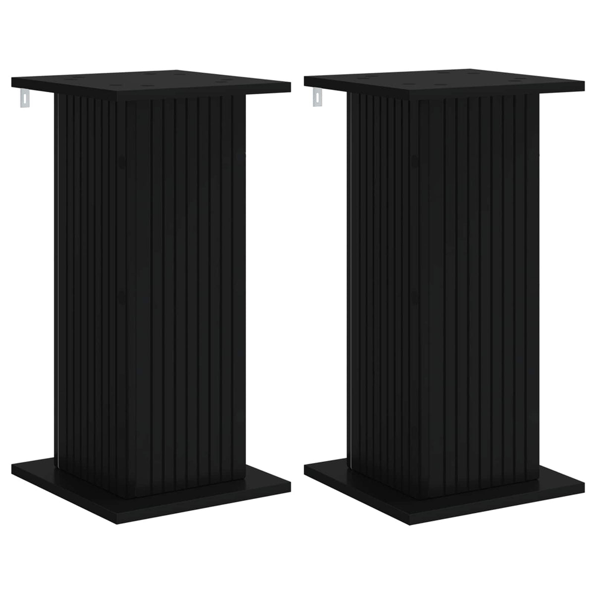 Plant Stand 2 30.5 x 30 x 60.5 cm Black