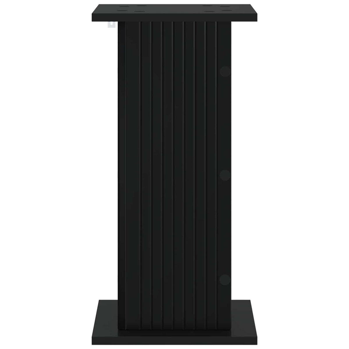 vidaXL Plant Stand 2 pcs Black 30.5 x 30 x 60.5 cm Engineered Wood 6