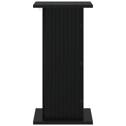 vidaXL Plant Stand 2 pcs Black 30.5 x 30 x 60.5 cm Engineered Wood 6