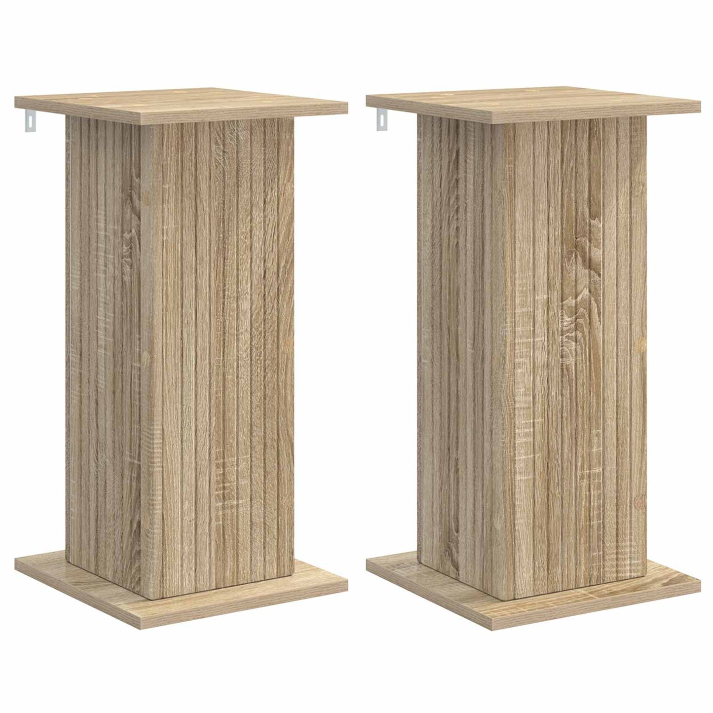 vidaXL Plant Stand 2 pcs Sonoma Oak 30.5 x 30 x 60.5 cm 2
