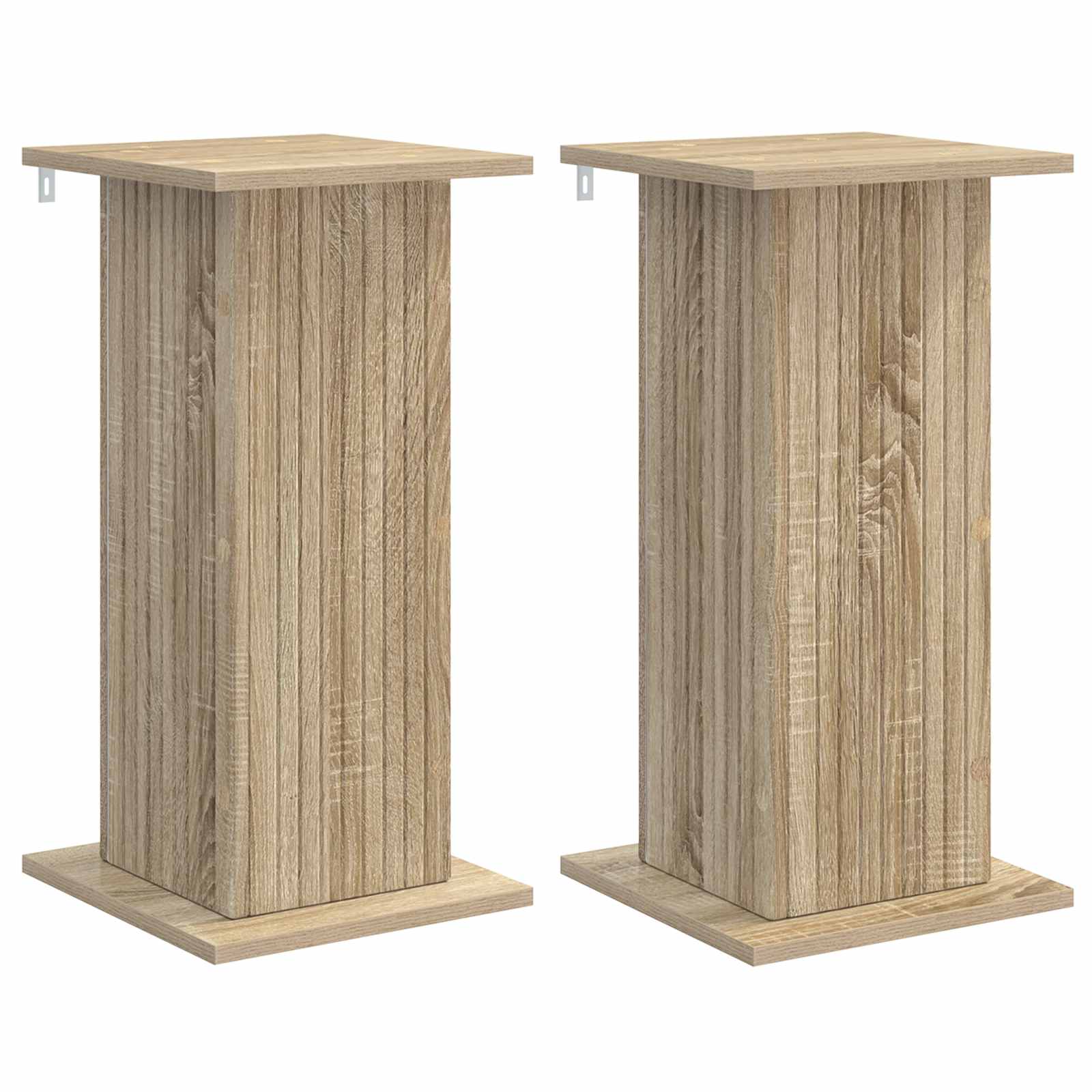 vidaXL Plant Stand 2 pcs Sonoma Oak 30.5 x 30 x 60.5 cm 2