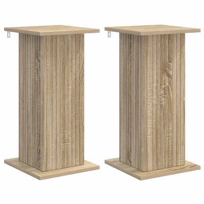 vidaXL Plant Stand 2 pcs Sonoma Oak 30.5 x 30 x 60.5 cm 2