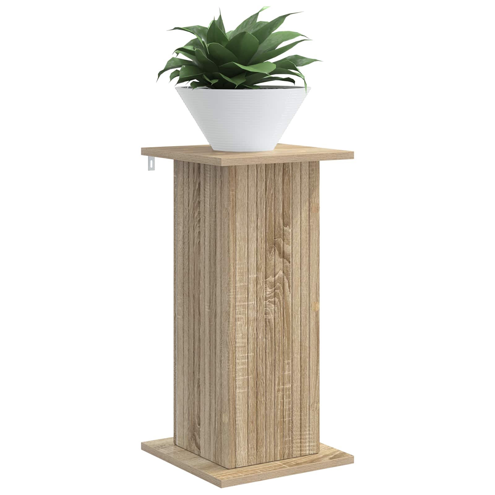 vidaXL Plant Stand 2 pcs Sonoma Oak 30.5 x 30 x 60.5 cm 3