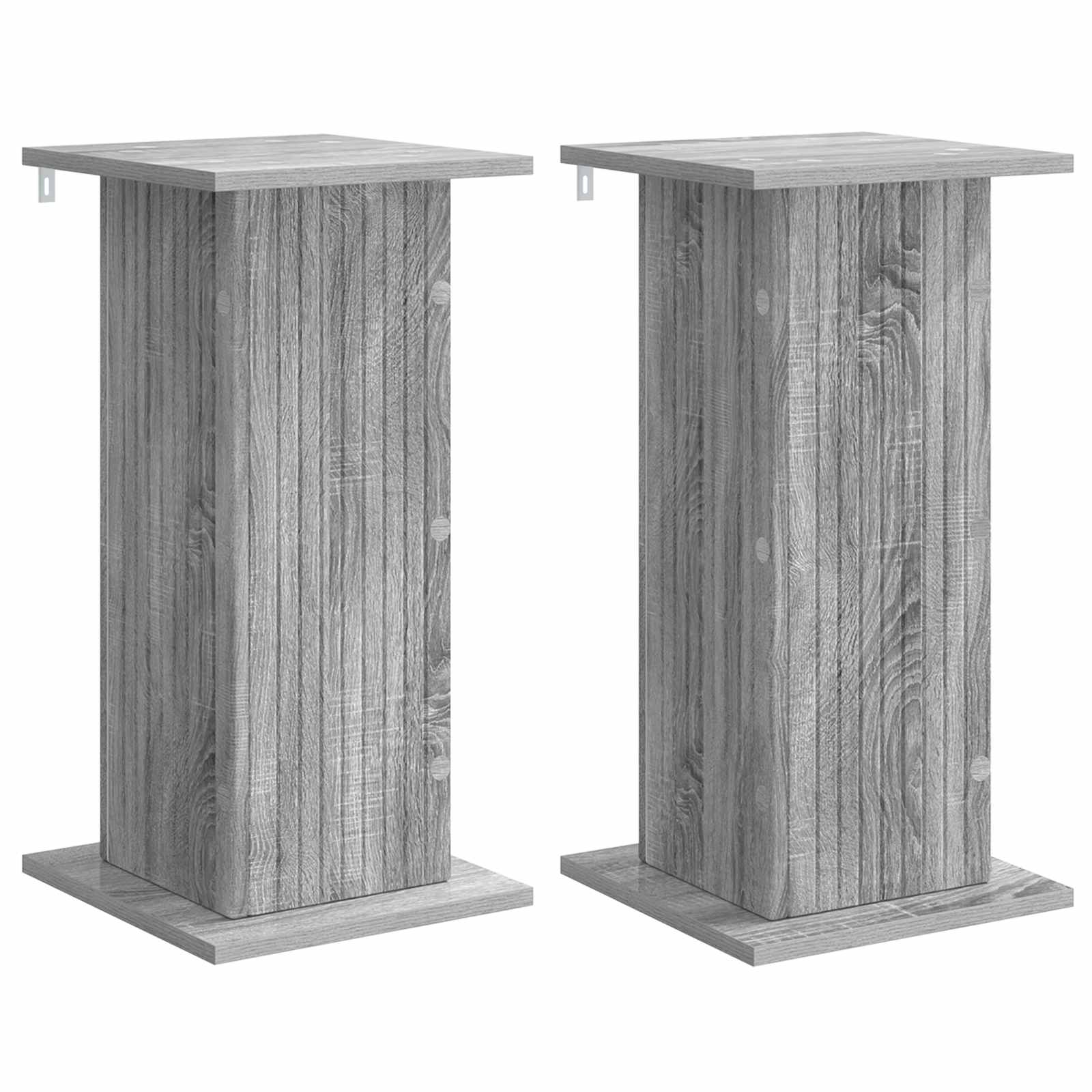 vidaXL Plant Stand 2 pcs Grey Sonoma 30.5 x 30 x 60.5 cm 2