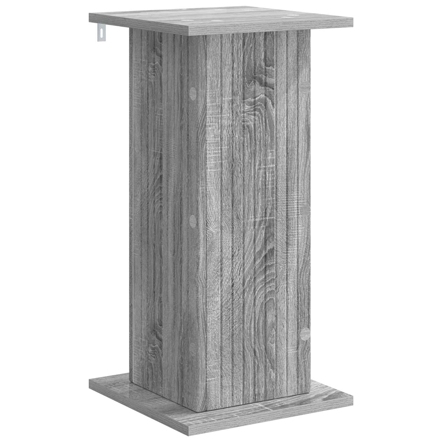 vidaXL Plant Stand 2 pcs Grey Sonoma 30.5 x 30 x 60.5 cm 5