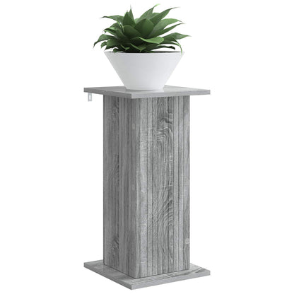 vidaXL Plant Stand 2 pcs Grey Sonoma 30.5 x 30 x 60.5 cm 3