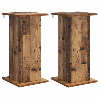 vidaXL Plant Stand 2 pcs Old Wood 30.5 x 30 x 60.5 cm Engineered Wood 2