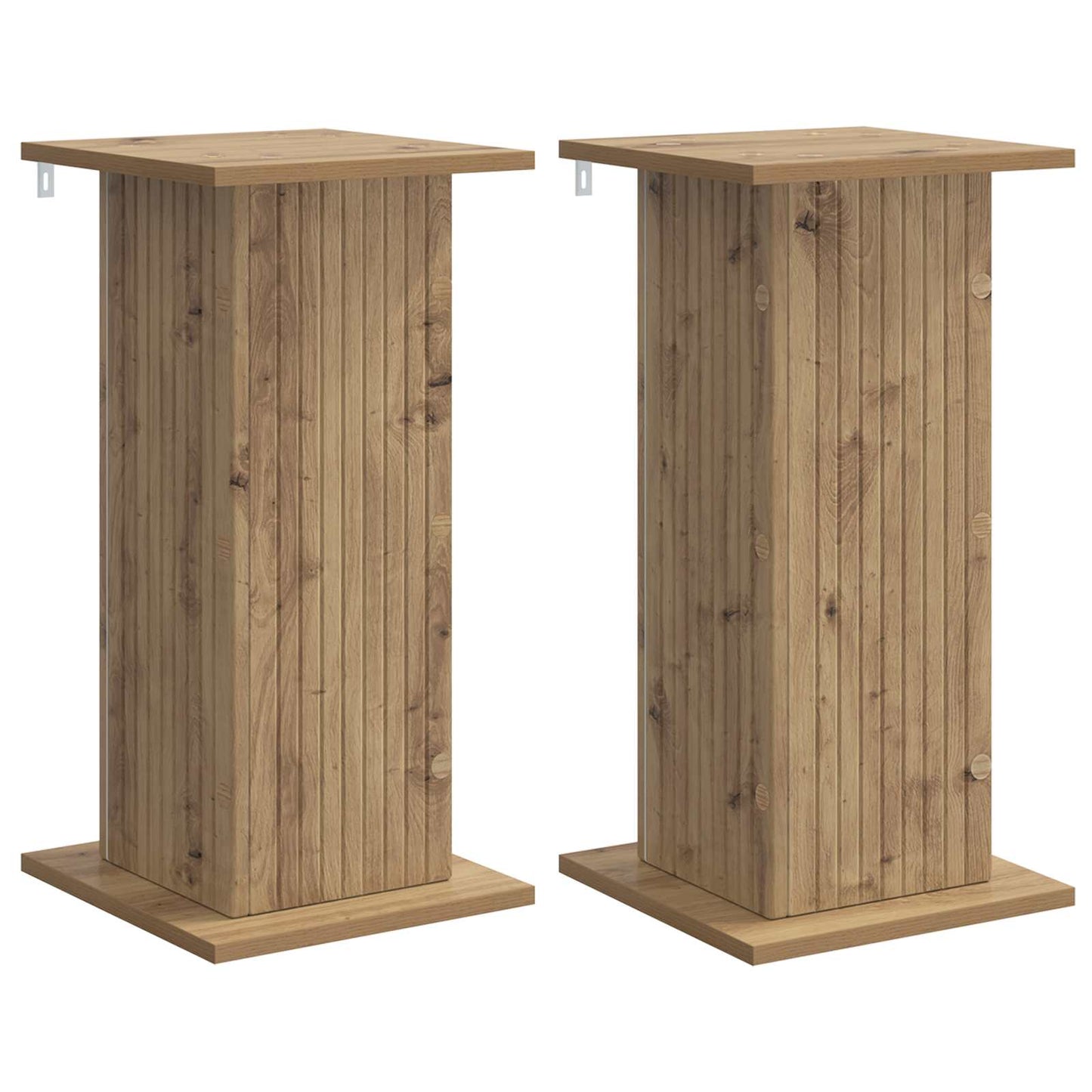 vidaXL Plant Stand 2 pcs Artisan Oak 30.5 x 30 x 60.5 cm 2