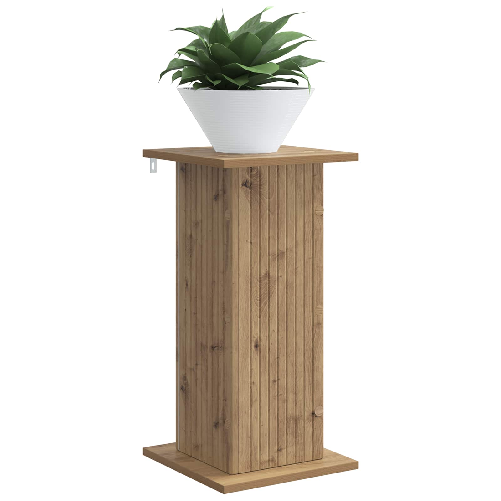 vidaXL Plant Stand 2 pcs Artisan Oak 30.5 x 30 x 60.5 cm 3
