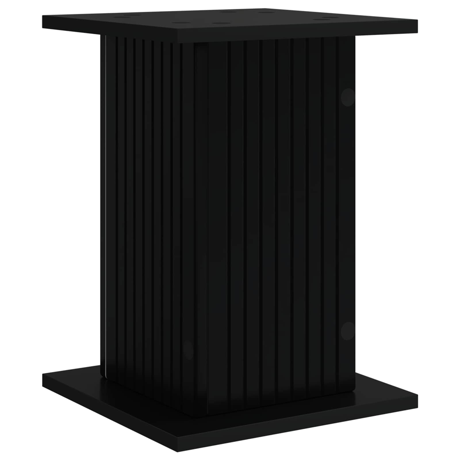 vidaXL Plant Stand 2 pcs Black 30.5 x 30 x 43 cm Engineered Wood 5