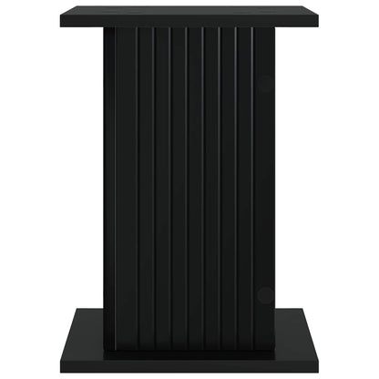 vidaXL Plant Stand 2 pcs Black 30.5 x 30 x 43 cm Engineered Wood 6