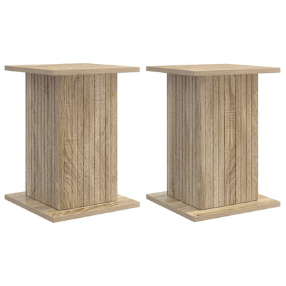 vidaXL Plant Stand 2 pcs Sonoma Oak 30.5 x 30 x 43 cm Engineered Wood 2