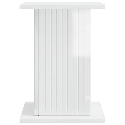 vidaXL Plant Stand 2 pcs High Gloss White 30.5 x 30 x 43 cm 6