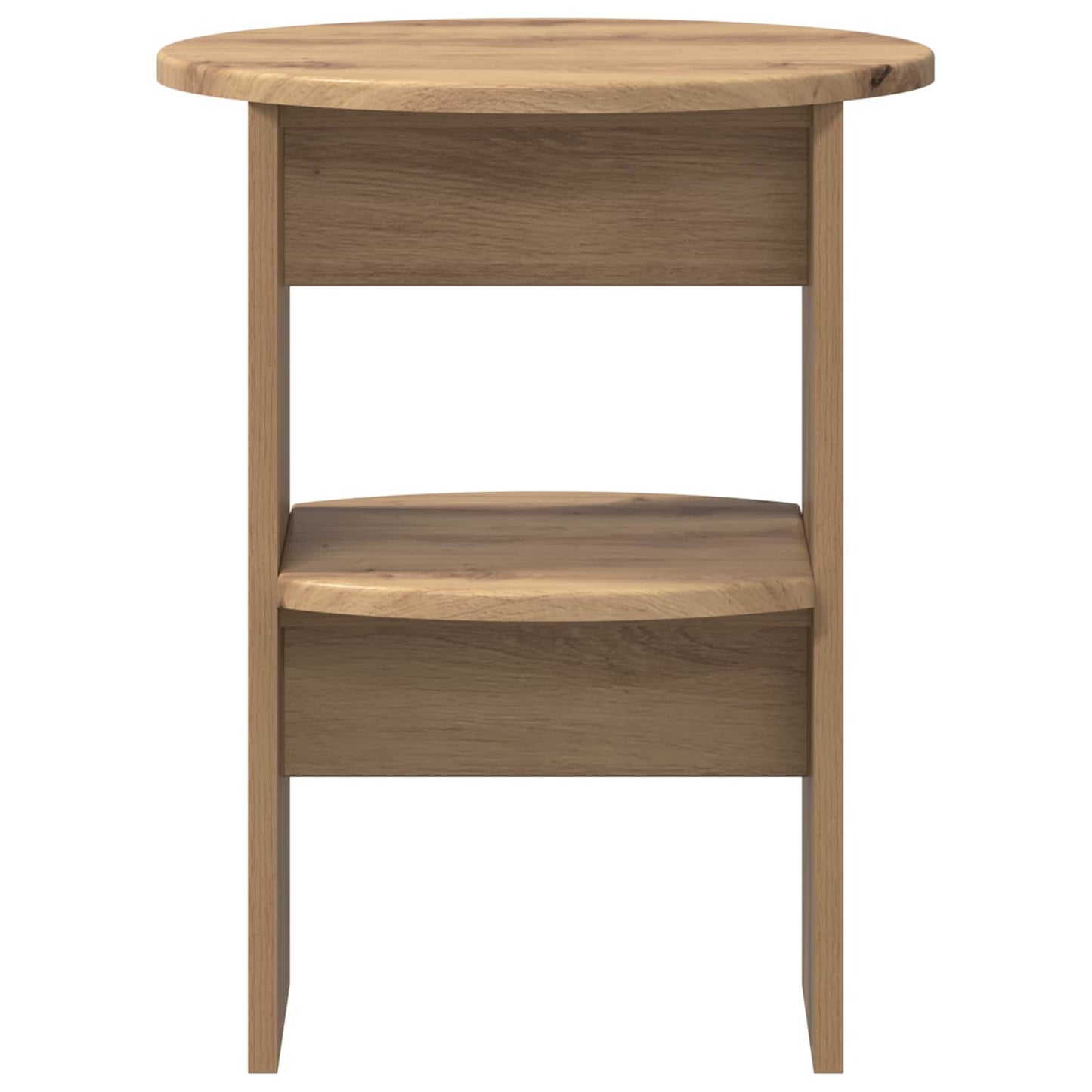 vidaXL Side Cabinet 2 pcs Artisan Oak Ø40 x 50 cm Engineered Wood 6