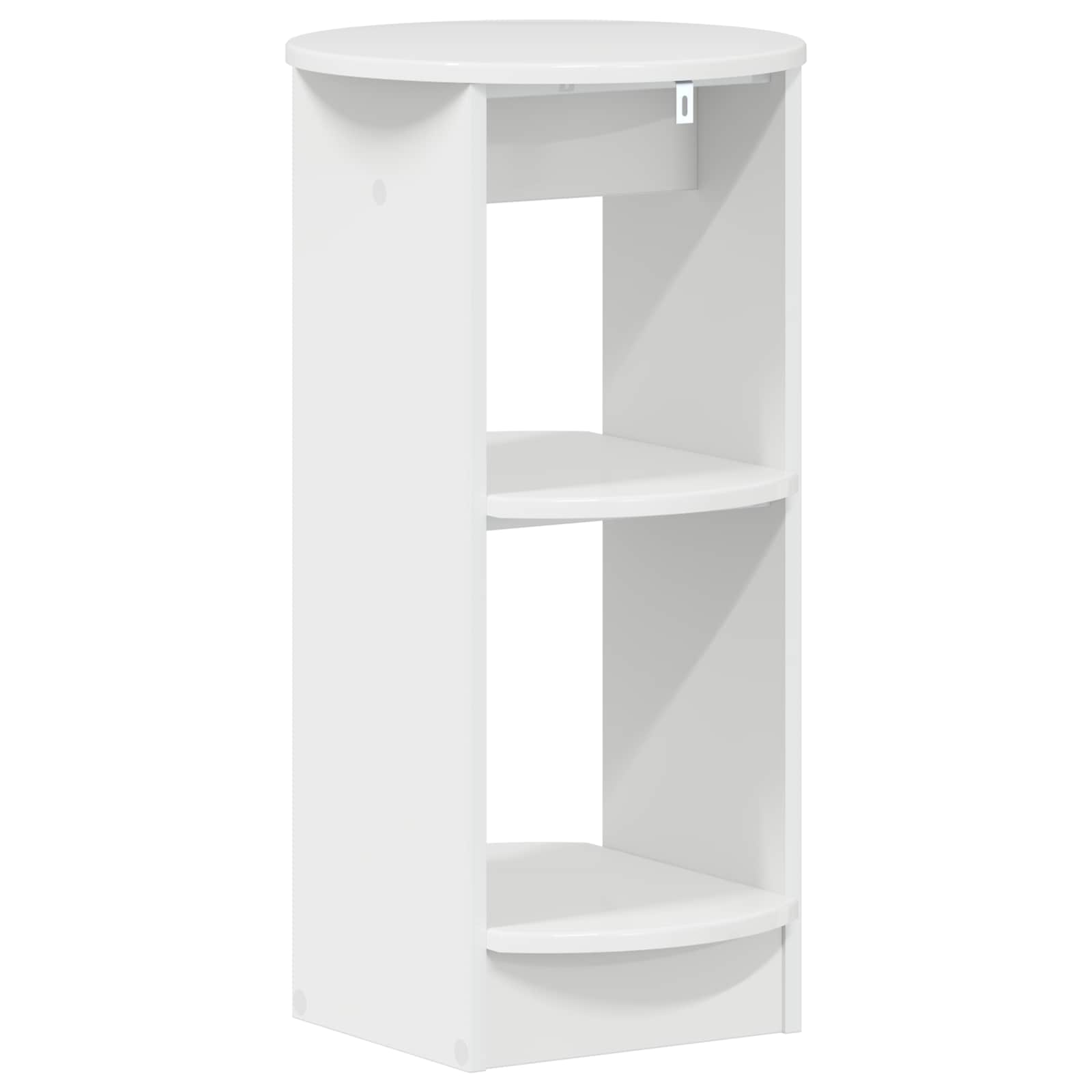 vidaXL Side Cabinet High Gloss White Engineered Wood 6