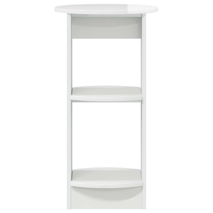 vidaXL Side Cabinet High Gloss White Engineered Wood 4