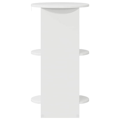 vidaXL Side Cabinet High Gloss White Engineered Wood 5