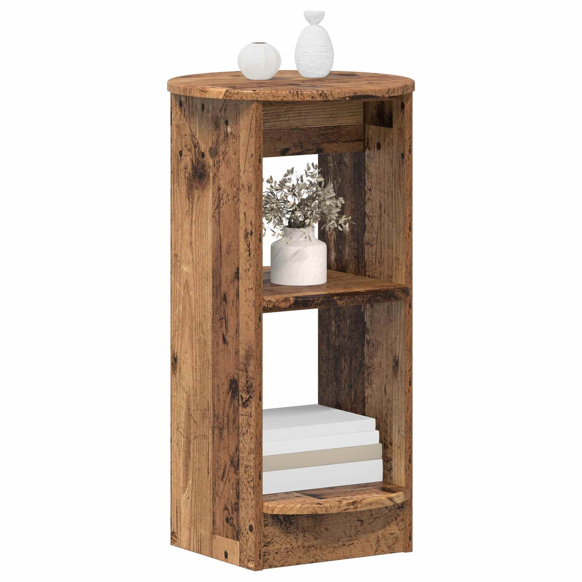 Side Cabinet Old Wood Engineered Wood