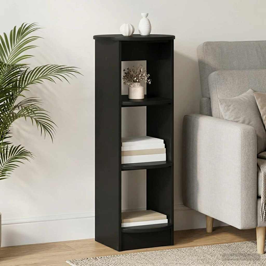 vidaXL Side Cabinet Black 40 x 40 x 100 cm Engineered Wood 1