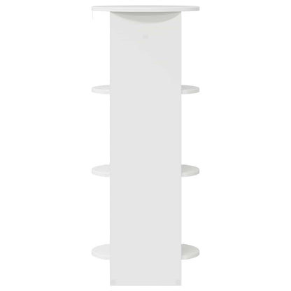 vidaXL Side Cabinet High Gloss White 40 x 40 x 100 cm Engineered Wood 5