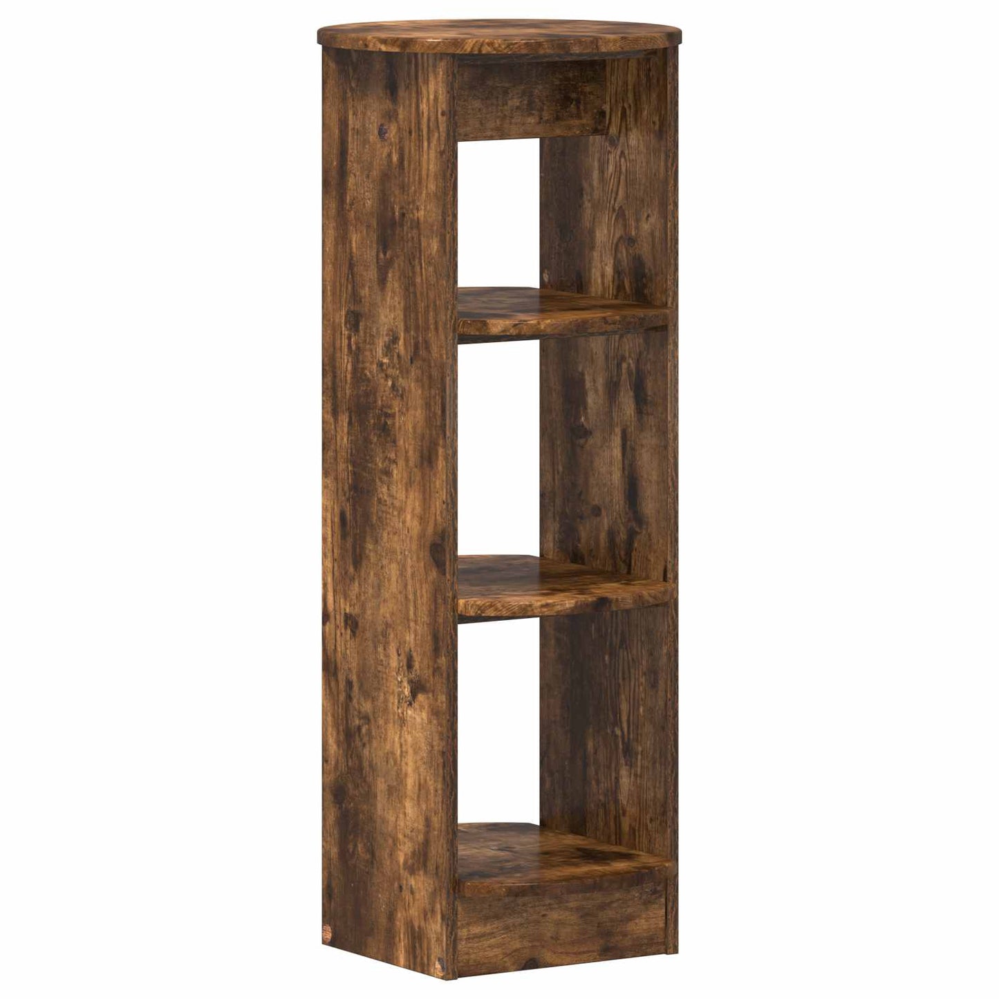 vidaXL Side Cabinet Smoked Oak 40 x 40 x 100 cm Engineered Wood 2