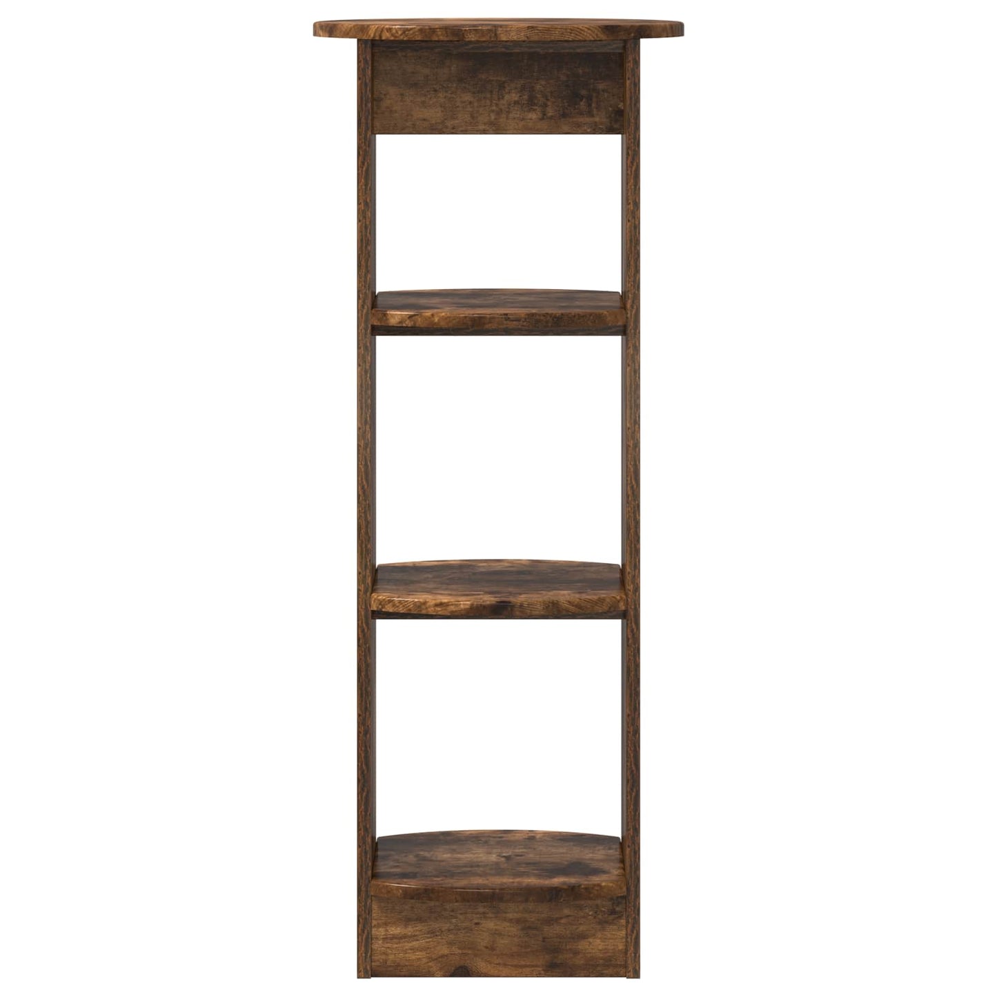 vidaXL Side Cabinet Smoked Oak 40 x 40 x 100 cm Engineered Wood 4