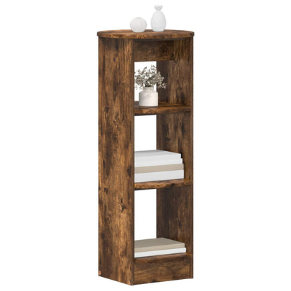 vidaXL Side Cabinet Smoked Oak 40 x 40 x 100 cm Engineered Wood 3