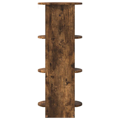 vidaXL Side Cabinet Smoked Oak 40 x 40 x 100 cm Engineered Wood 5