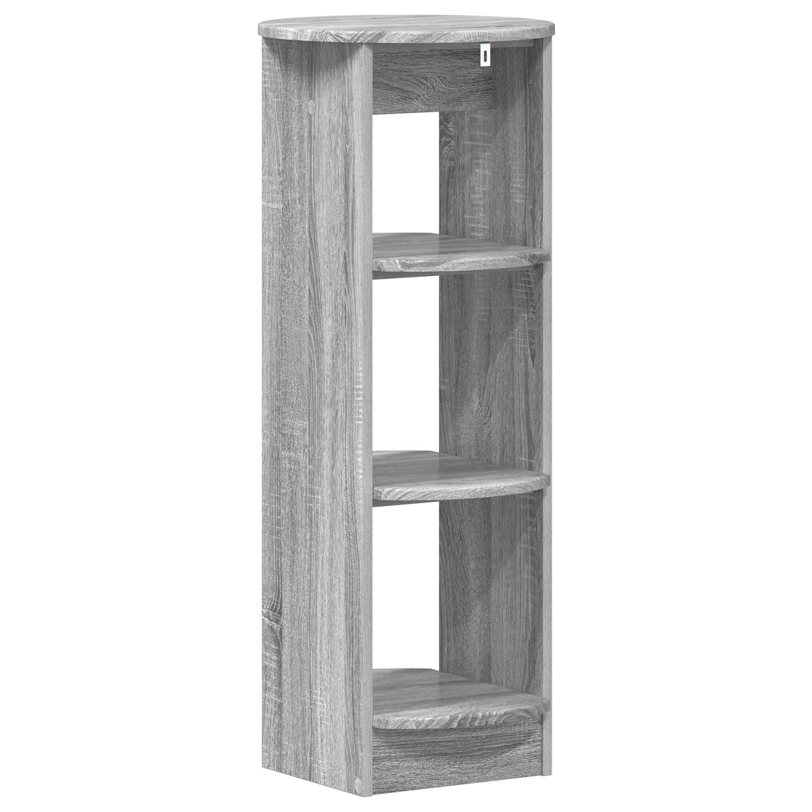 vidaXL Side Cabinet Grey Sonoma 40 x 40 x 100 cm Engineered Wood 6