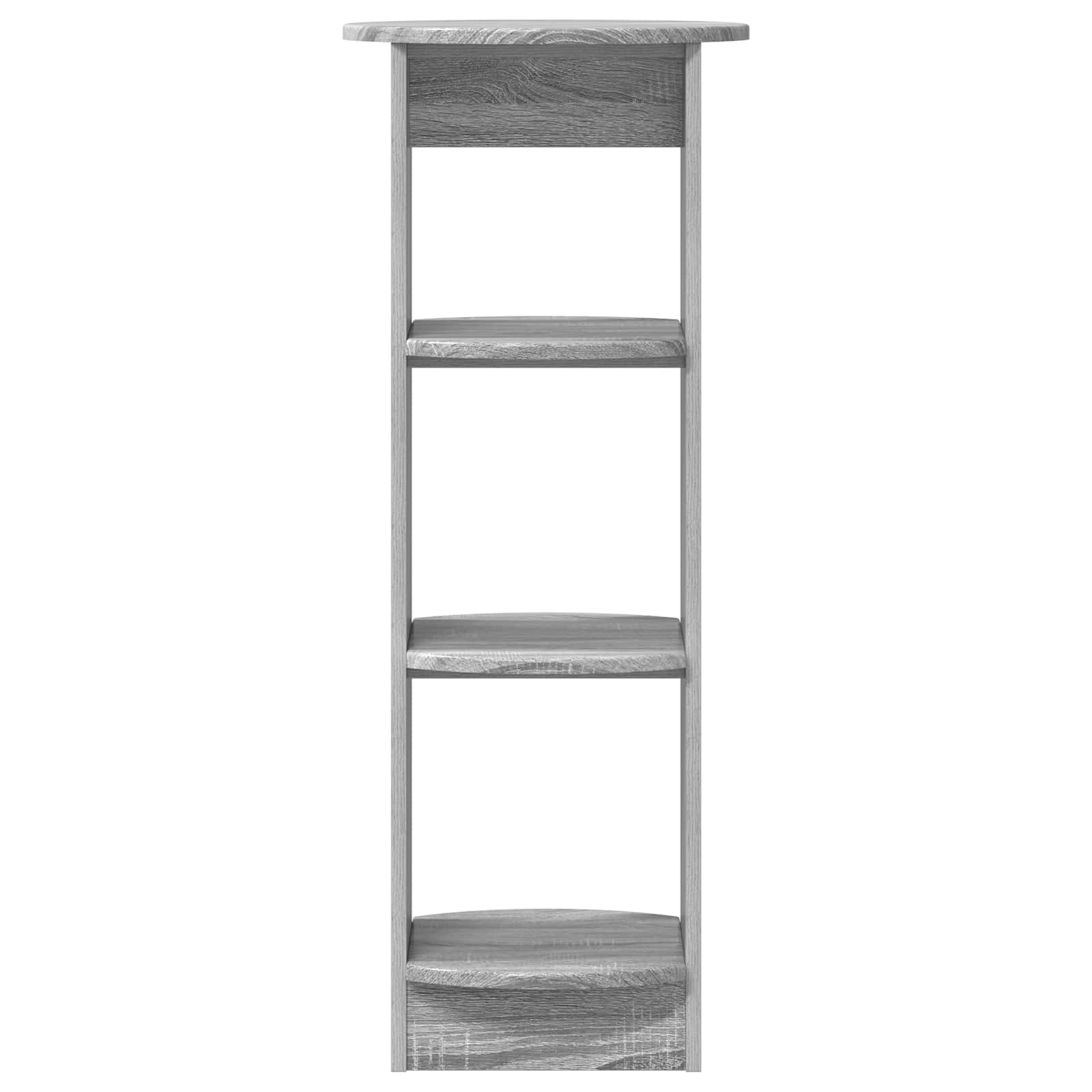 vidaXL Side Cabinet Grey Sonoma 40 x 40 x 100 cm Engineered Wood 4