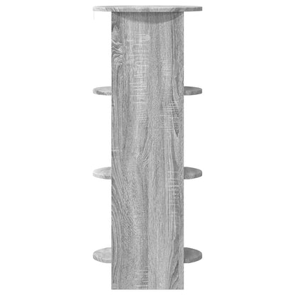vidaXL Side Cabinet Grey Sonoma 40 x 40 x 100 cm Engineered Wood 5