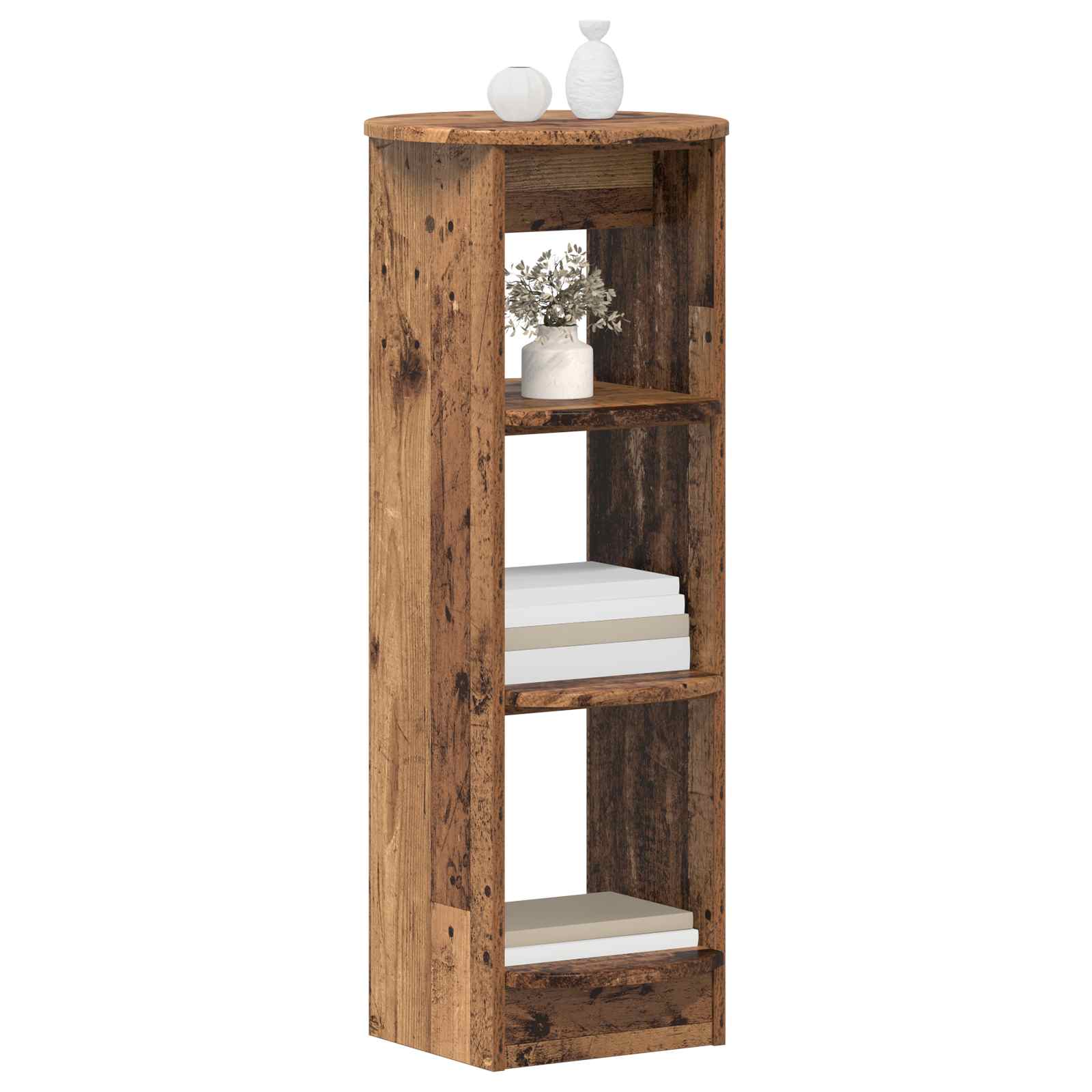 vidaXL Side Cabinet Old Wood 40 x 40 x 100 cm Engineered Wood 3