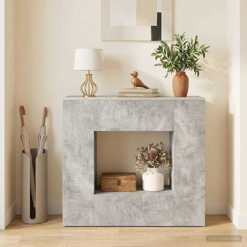 vidaXL Concrete Grey 82 x 29 x 74 cm 1
