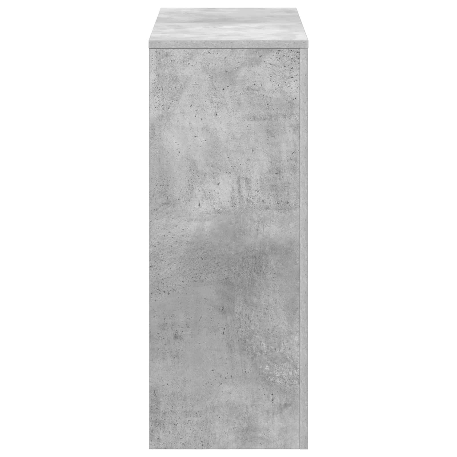 vidaXL Concrete Grey 82 x 29 x 74 cm 6