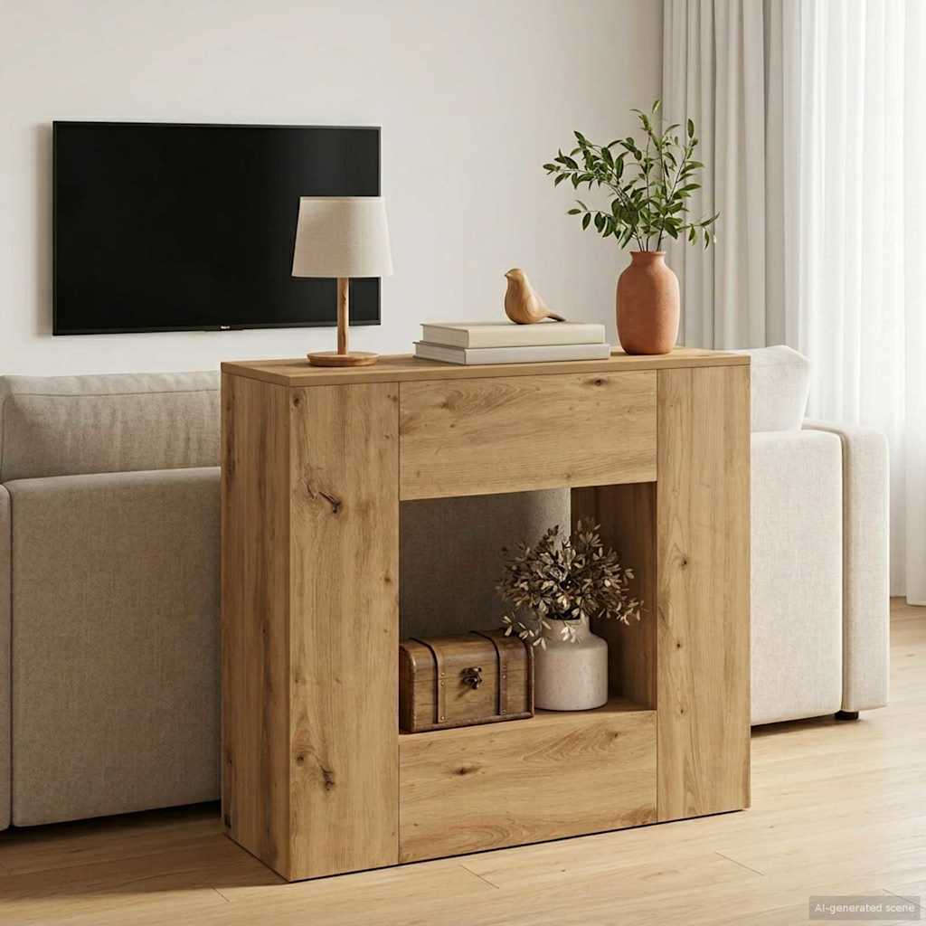vidaXL Artisan Oak 82 x 29 x 74 cm 4