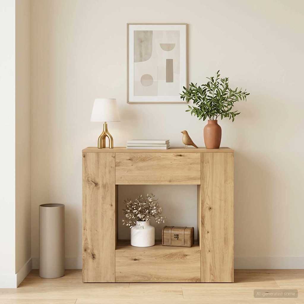 vidaXL Artisan Oak 82 x 29 x 74 cm 1