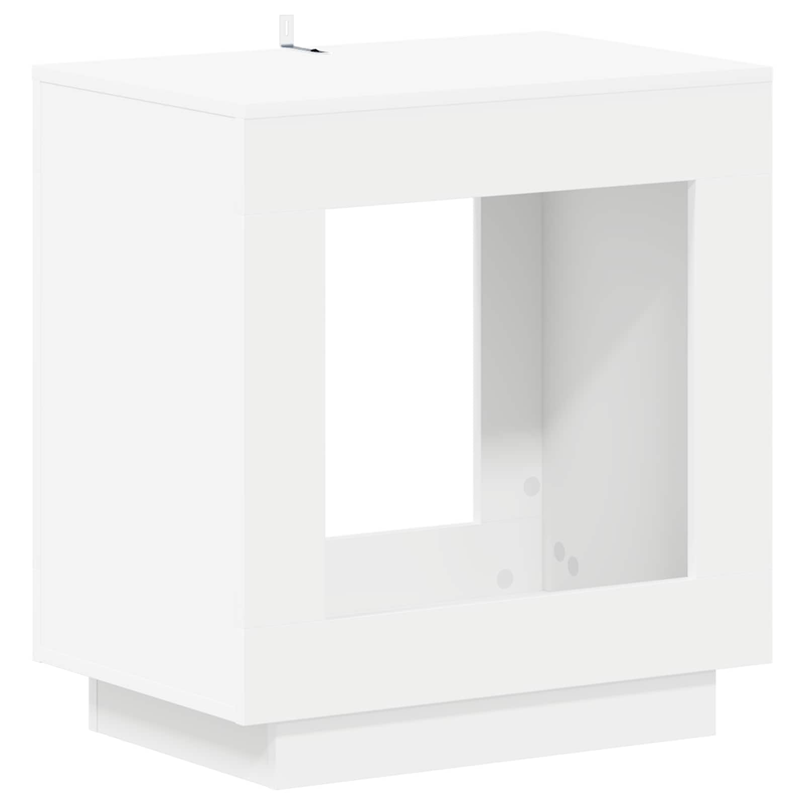 vidaXL Side Table White 60 x 40 x 65 cm Engineered Wood 2