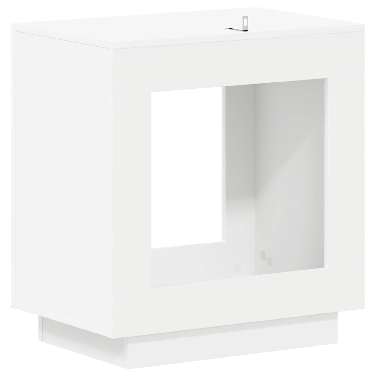 vidaXL Side Table White 60 x 40 x 65 cm Engineered Wood 6