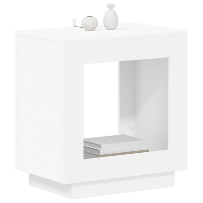 vidaXL Side Table White 60 x 40 x 65 cm Engineered Wood 3