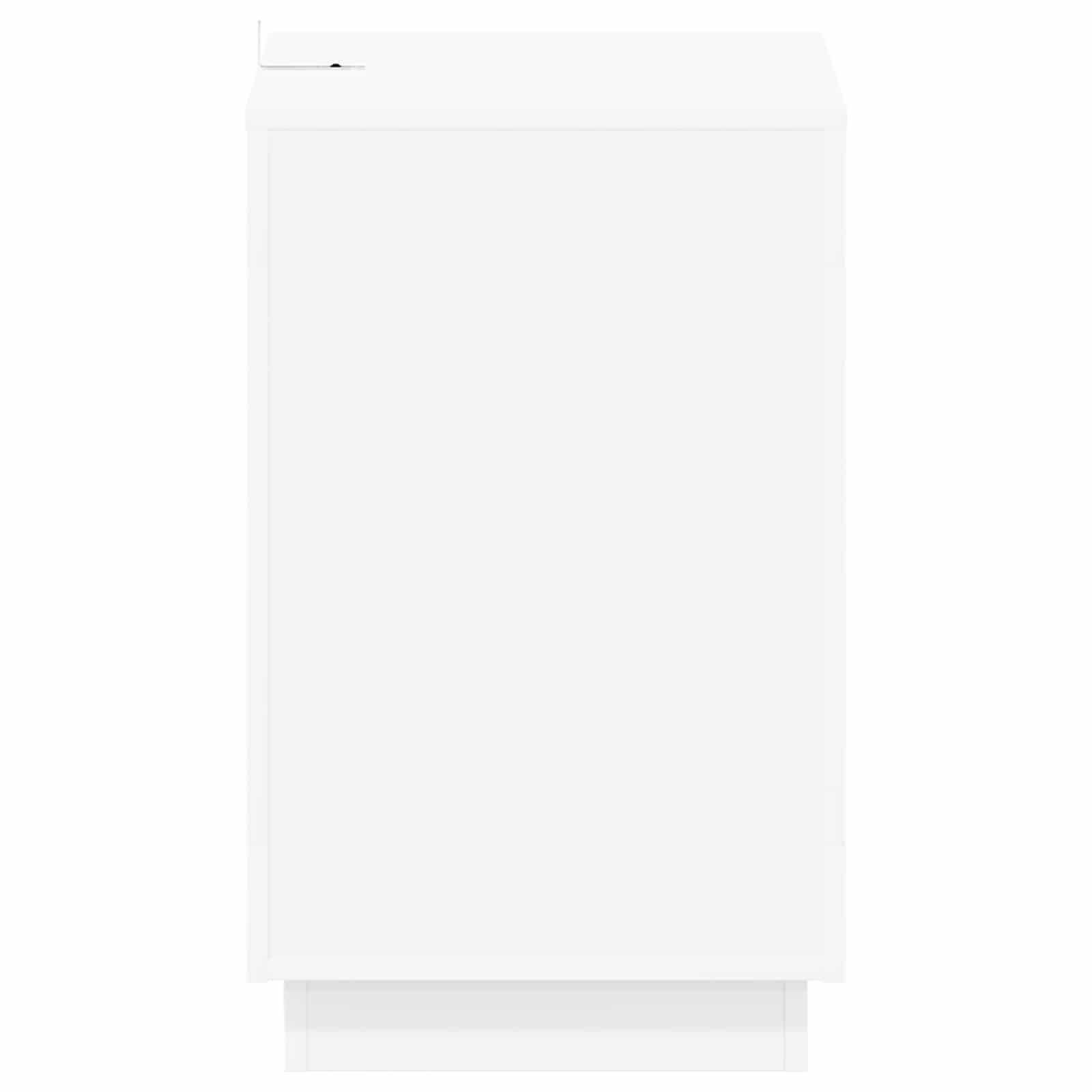 vidaXL Side Table White 60 x 40 x 65 cm Engineered Wood 5