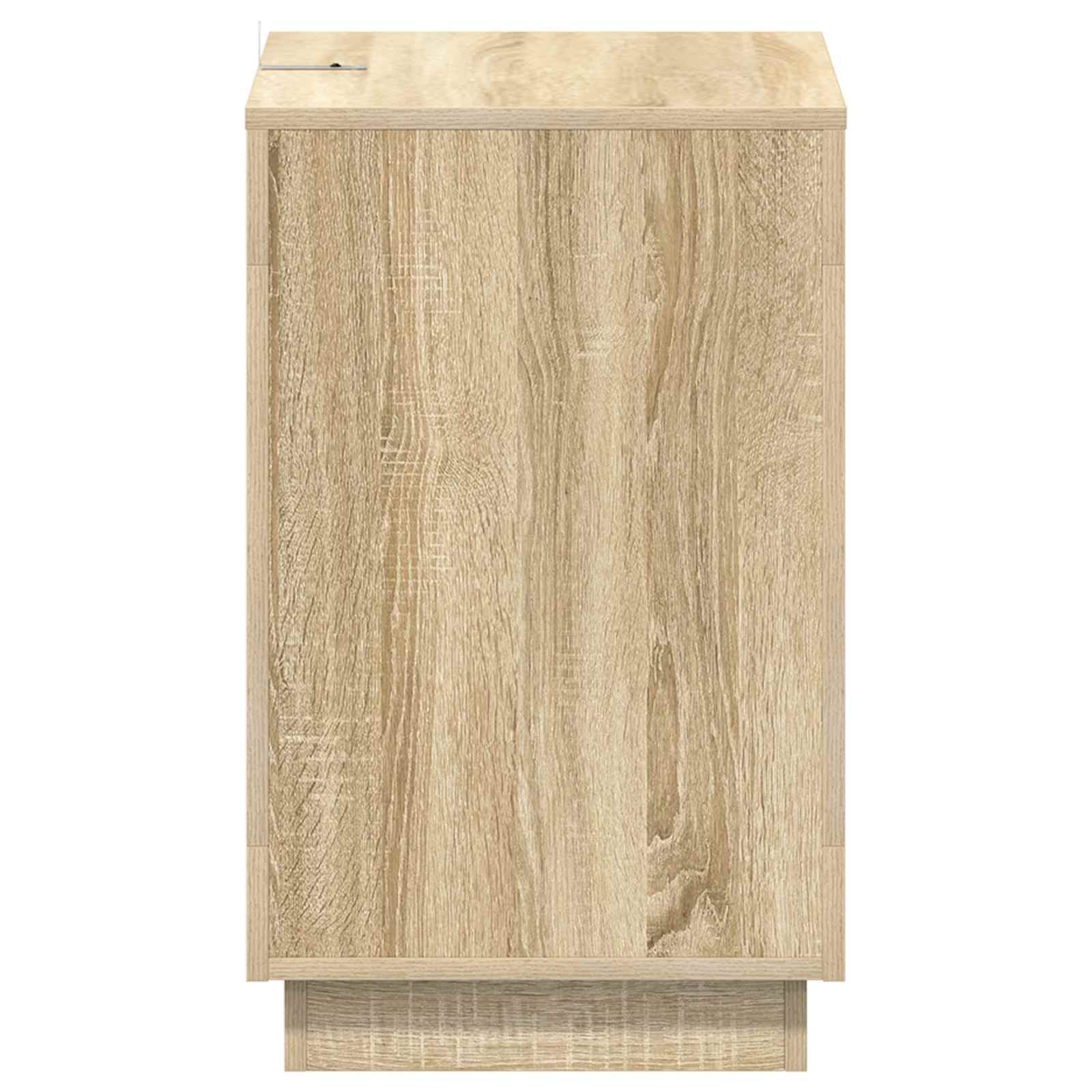 vidaXL Side Table Sonoma Oak 60 x 40 x 65 cm Engineered Wood 5