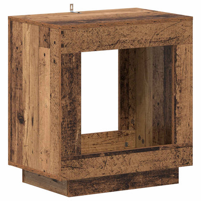 vidaXL Side Table Old Wood 60 x 40 x 65 cm Engineered Wood 2