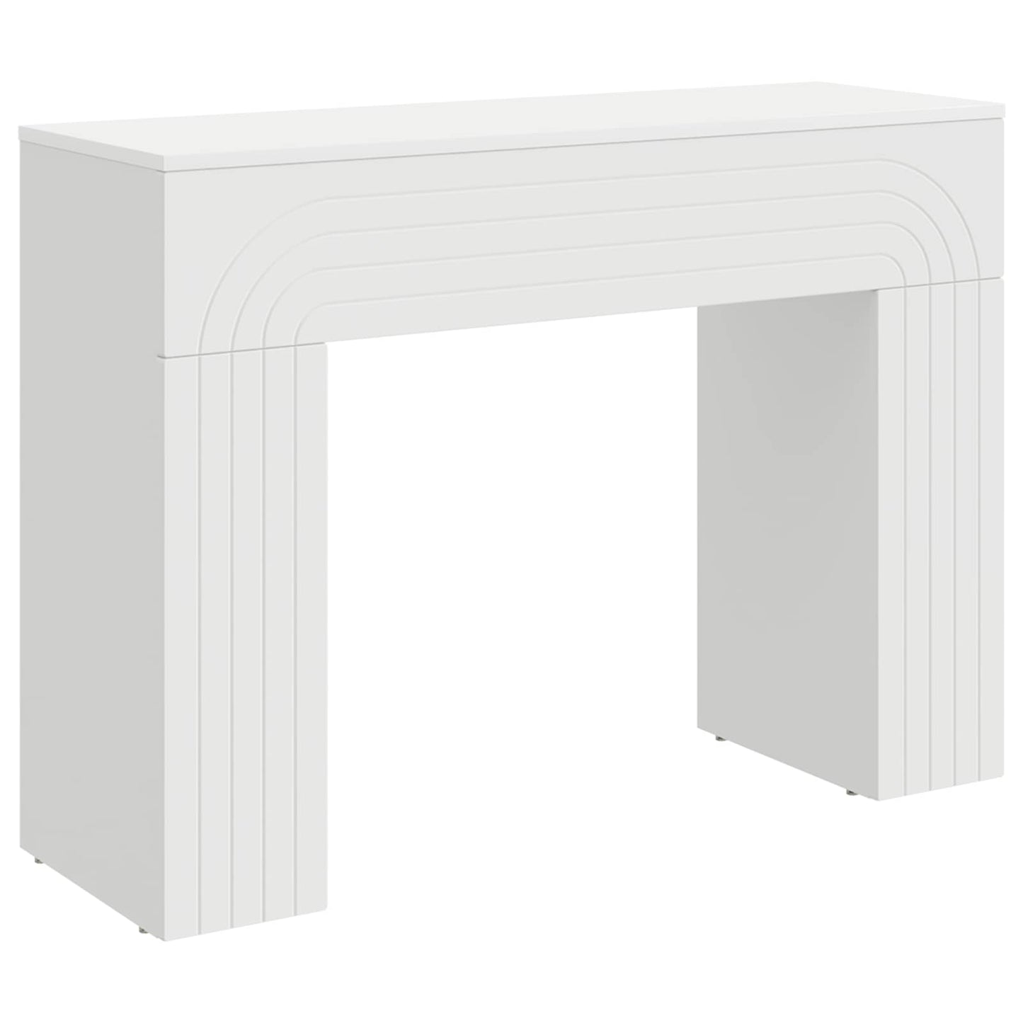 vidaXL Coffee Table White 102 x 35 x 75 cm Engineered Wood 2