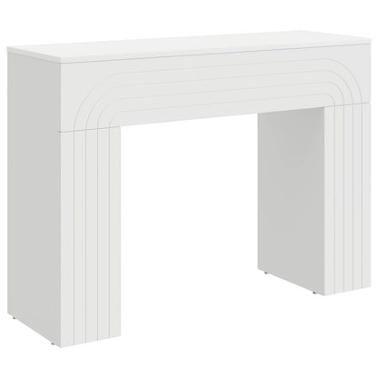 vidaXL Coffee Table White 102 x 35 x 75 cm Engineered Wood 2