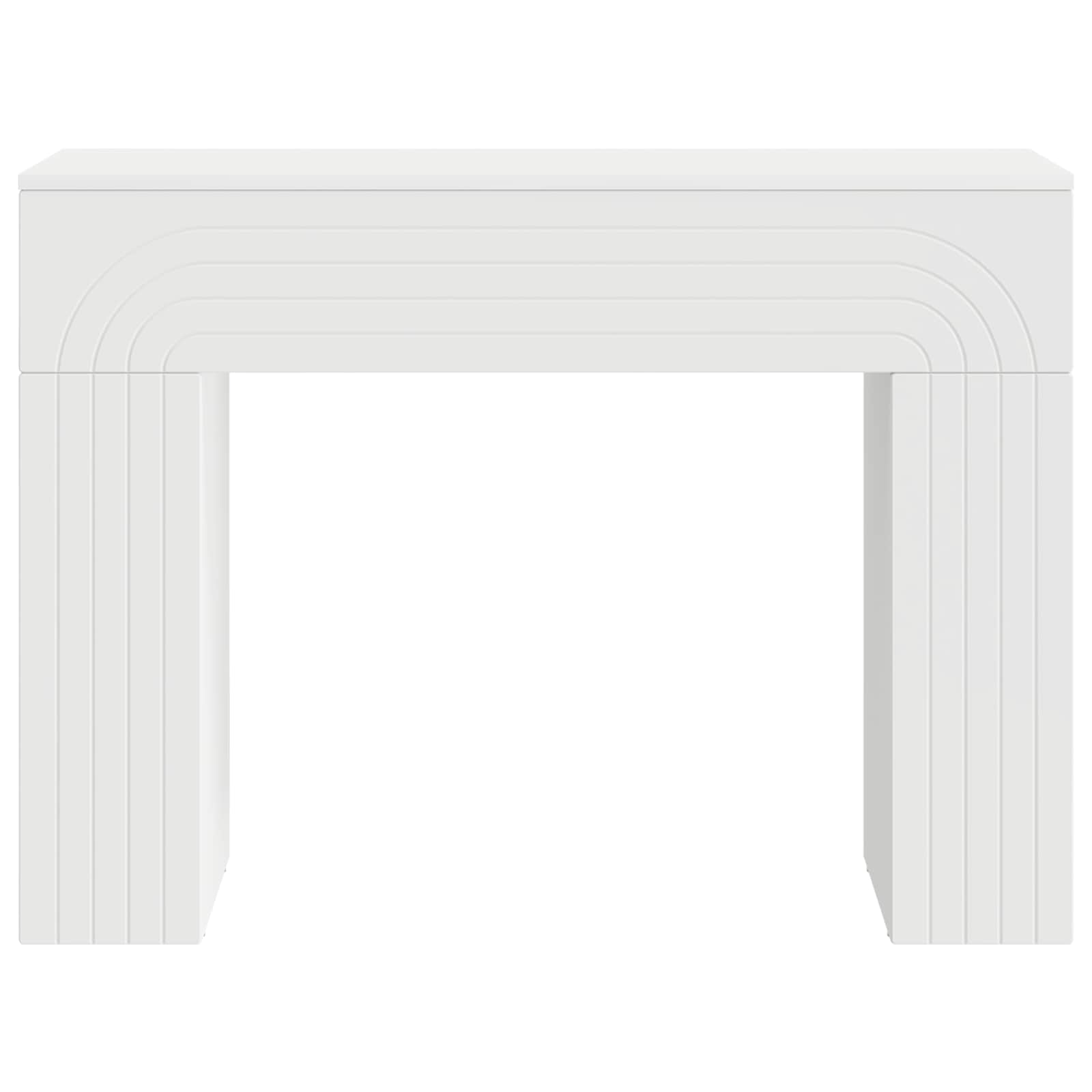 vidaXL Coffee Table White 102 x 35 x 75 cm Engineered Wood 5