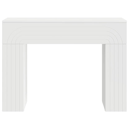 vidaXL Coffee Table White 102 x 35 x 75 cm Engineered Wood 5