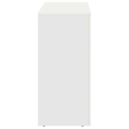 vidaXL Coffee Table White 102 x 35 x 75 cm Engineered Wood 6
