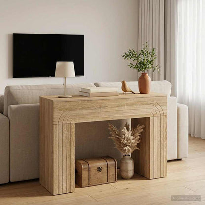 vidaXL Coffee Table Sonoma Oak 102 x 35 x 75 cm Engineered Wood 1